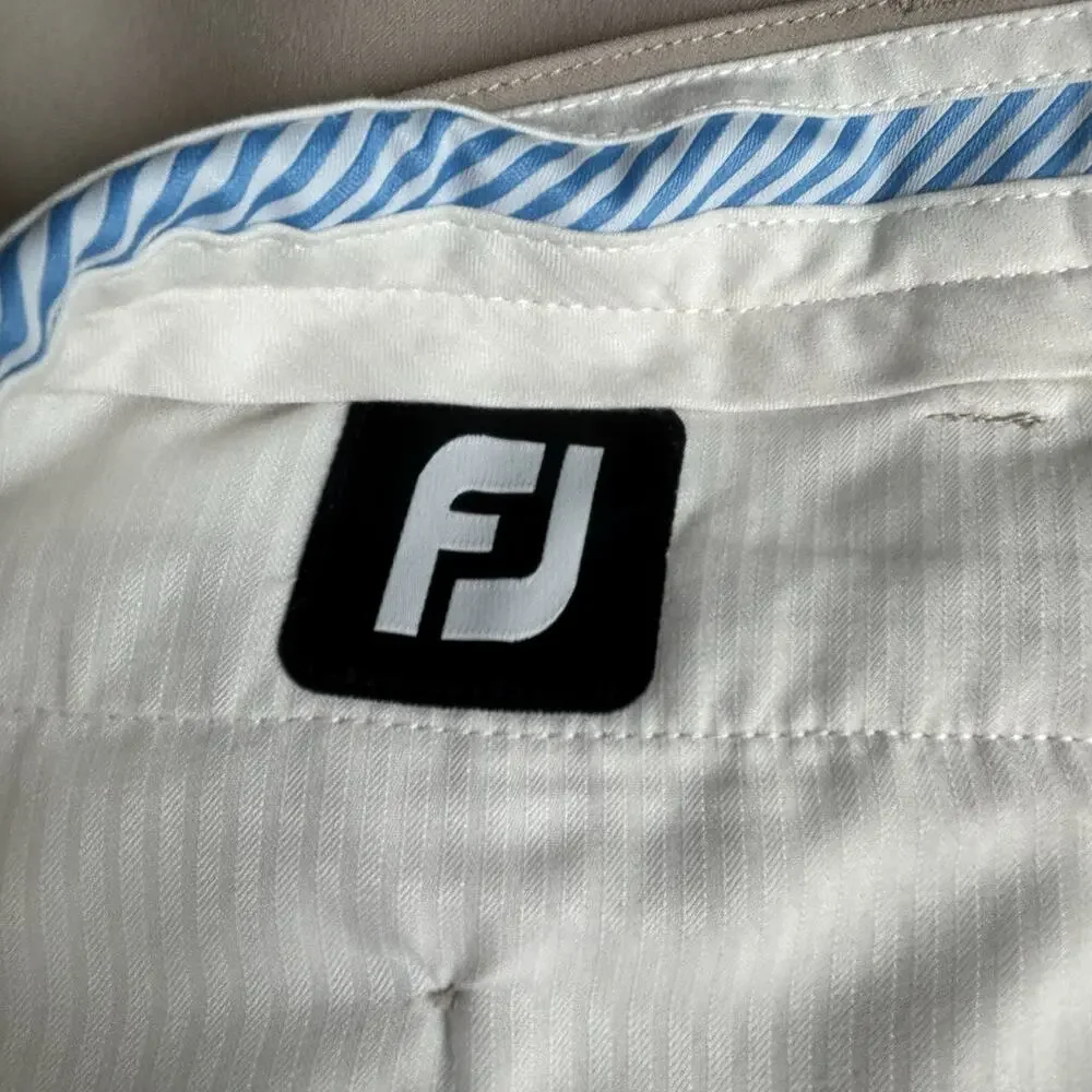 FJ Foot Joy Mens Pants 38x‎ 29 Beige Golf Chino Traditional Performance Stretch